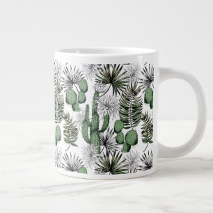 Grande Tasse Motif du désert de Cactus
