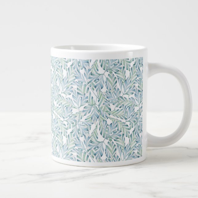 Grande Tasse Motif en feuilles triées (Droite)