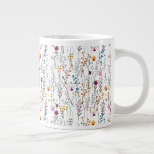 Grande Tasse Motif Fleur sauvage d'été