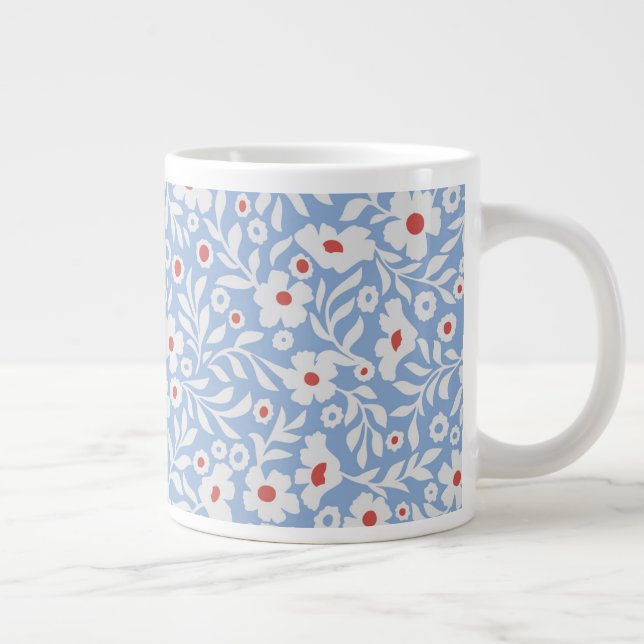 Grande Tasse Motif floral du bois (Droite)