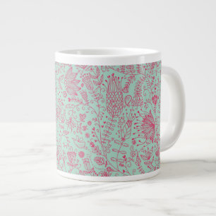 Grande Tasse Motif floral mignon d'été
