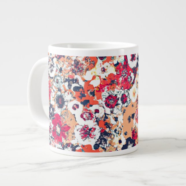 Grande Tasse Motif Froncé (Devant gauche)