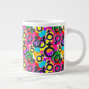 Grande Tasse Motif Gay pride de Neon