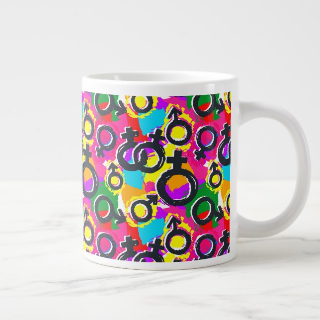 Grande Tasse Motif Gay pride de Neon (Droite)