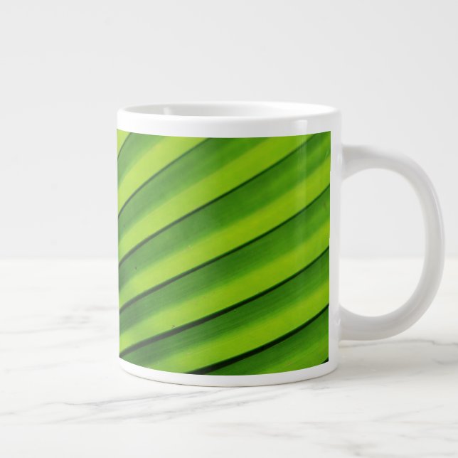 Grande Tasse Motif géant de feuille de palmier (Droite)