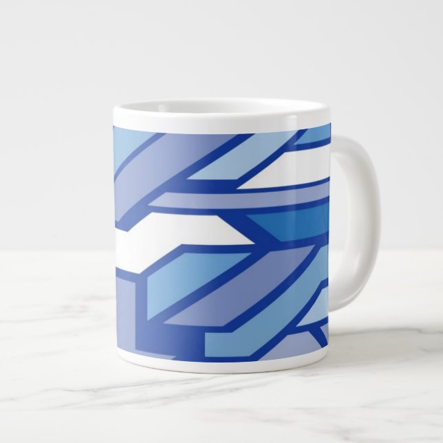 Grande Tasse Motif géométrique 2 (Devant droit)