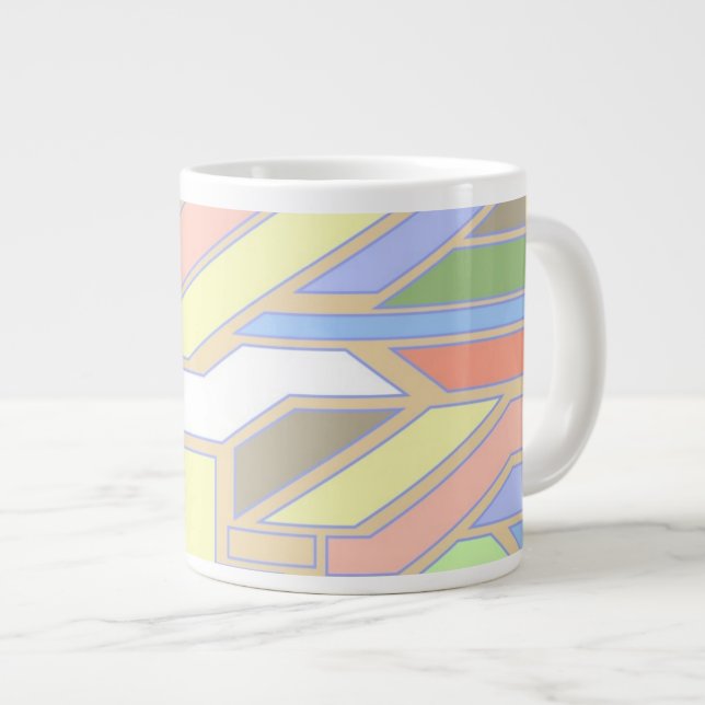Grande Tasse motif géométrique 3
