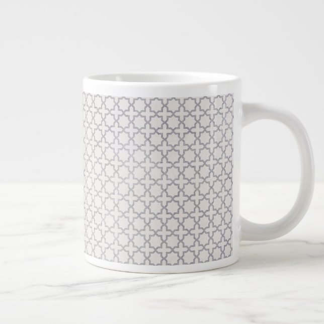Grande Tasse Motif géométrique beige islamique (Droite)