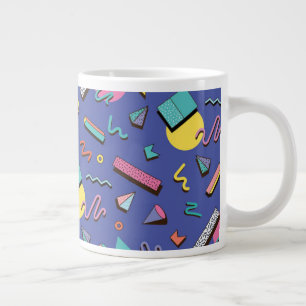 Grande Tasse Motif géométrique rétro