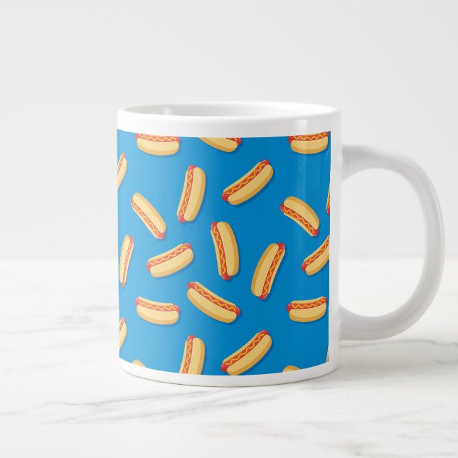 Grande Tasse Motif Hotdogs de restauration rapide (Droite)