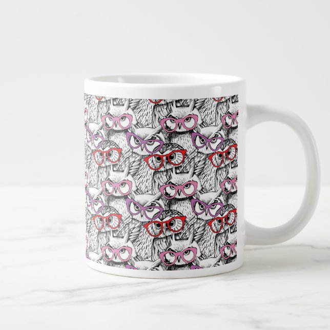 Grande Tasse Motif Owl Eyeglasses (Droite)