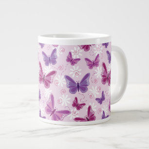 Grande Tasse motif papillon 2