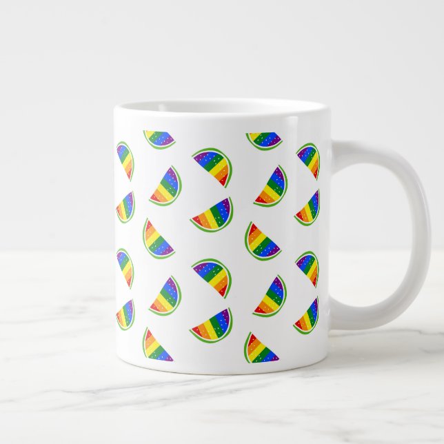 Grande Tasse Motif Rainbow Watermelon (Droite)