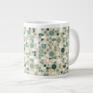Grande Tasse motif rétro Abstrait