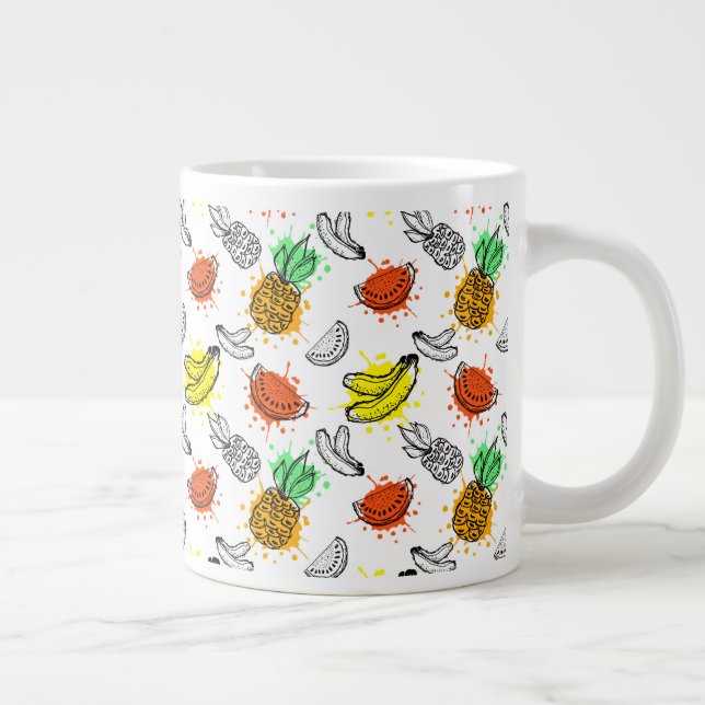 Grande Tasse Motif sans couture Vector Graphic (Droite)