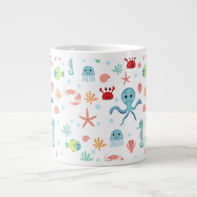 Grande Tasse Motif Sea World (Devant)