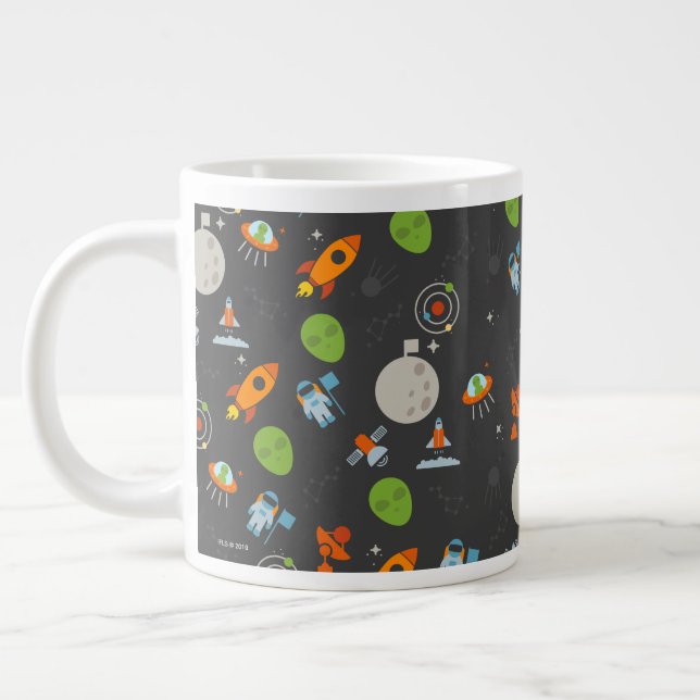 Grande Tasse Motif spatial (Gauche)