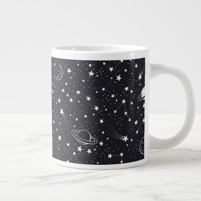 Grande Tasse Motif Stars & Planètes (Droite)