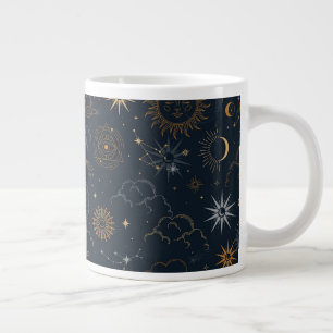 Grande Tasse Motif Stars & Planètes
