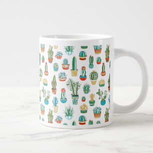 Grande Tasse Motif succulent