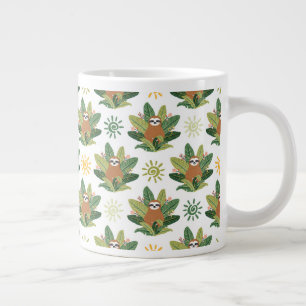 Grande Tasse Motif Tropical Sloth