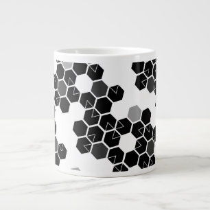 Grande Tasse Motifs de données sur le hexadécimal noir
