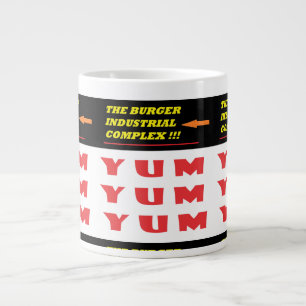 Grande Tasse mots de plaisanterie et motif
