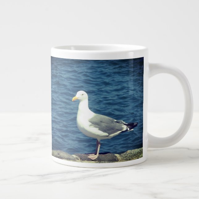 Grande Tasse Mouette Sur La Baie (Droite)
