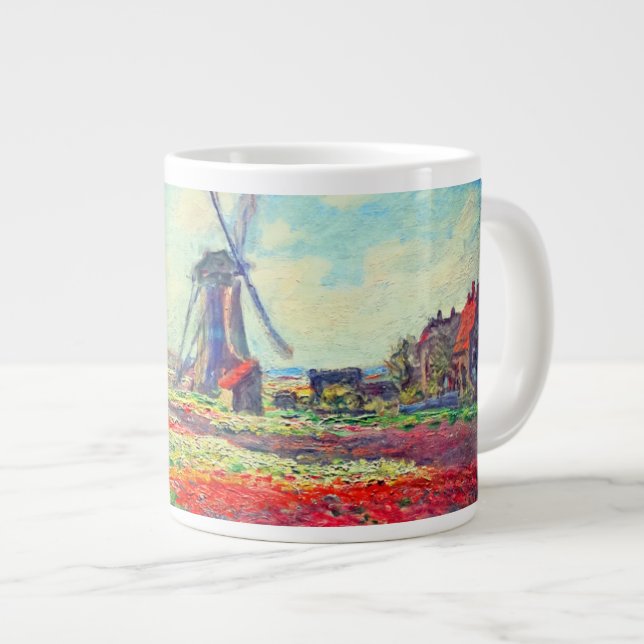 Grande Tasse Moulin à vin Monet Tulips (Devant droit)