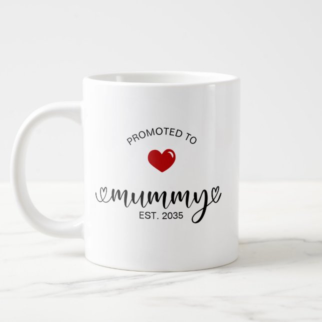 Grande Tasse Mummy Established New Mom Gift (Gauche)