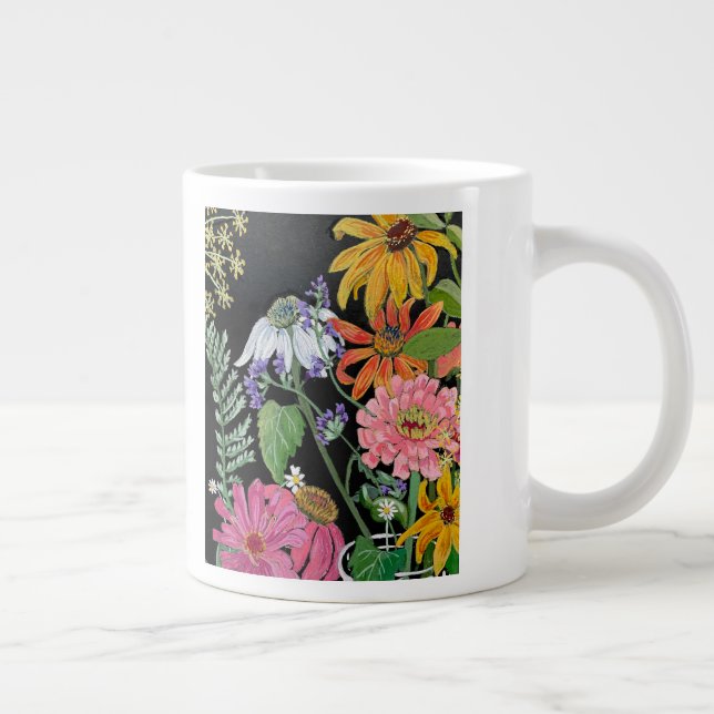 Grande Tasse muqueuse fleur sauvage (Droite)