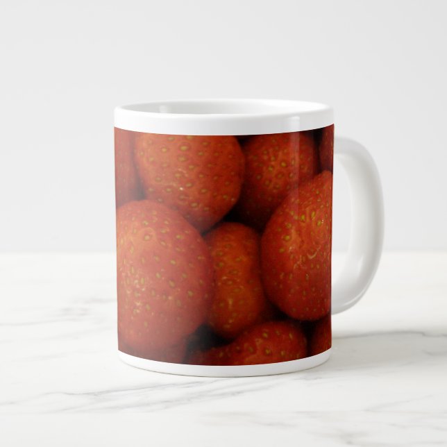 Grande Tasse Musique de fraises juteuses (Devant droit)