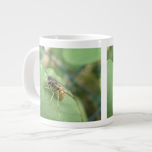 Grande Tasse Musique de macro à mouches vertes (Devant gauche)