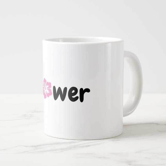 Grande Tasse Musique de spécialité de fleurs (Devant droit)