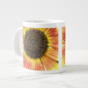 Grande Tasse Musique de tournesol orange