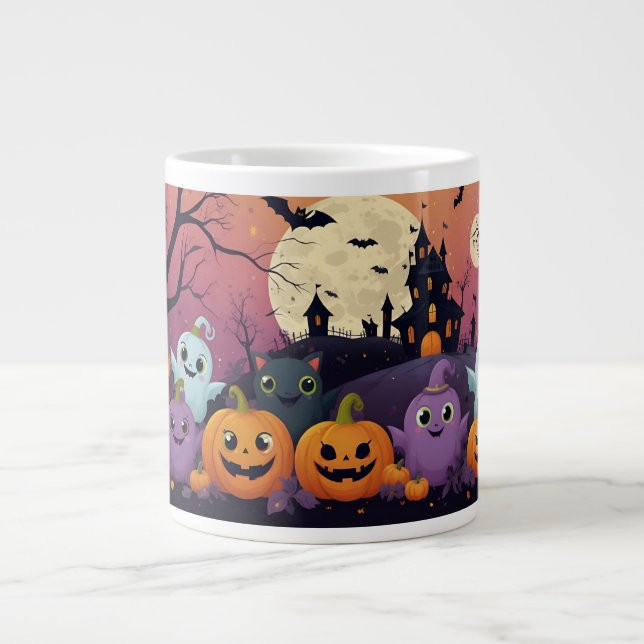 Grande Tasse Musique d'Halloween (Devant)