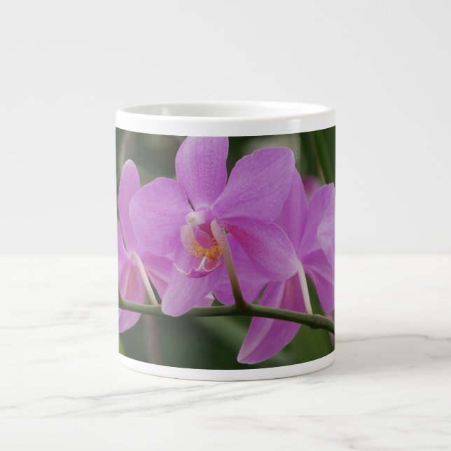 Grande Tasse Musique d'obsession de l'orchidée (Devant)