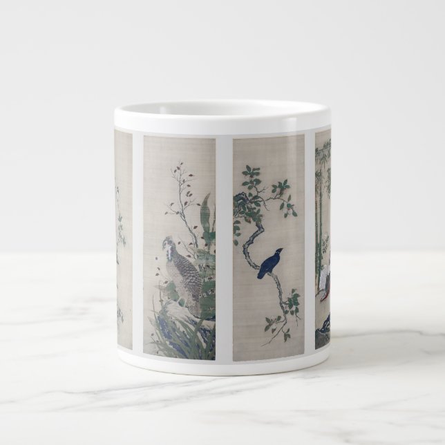 Grande Tasse Musique japonaise Nature antique/Vintage (Devant)