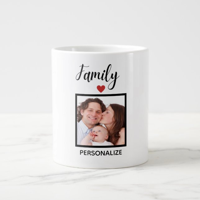Grande Tasse Musique spécialisée personnalisée en famille (Devant)