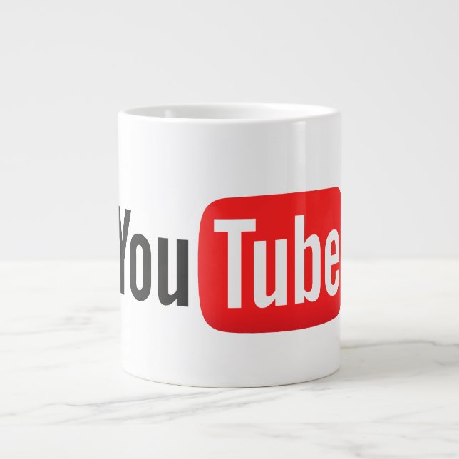 Grande Tasse Musique Youtube de haute qualité (Devant)