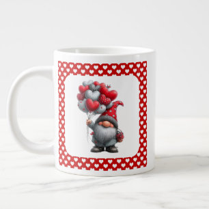 Grande Tasse Nain de ballon en forme de cœur "L'amour élevé hau
