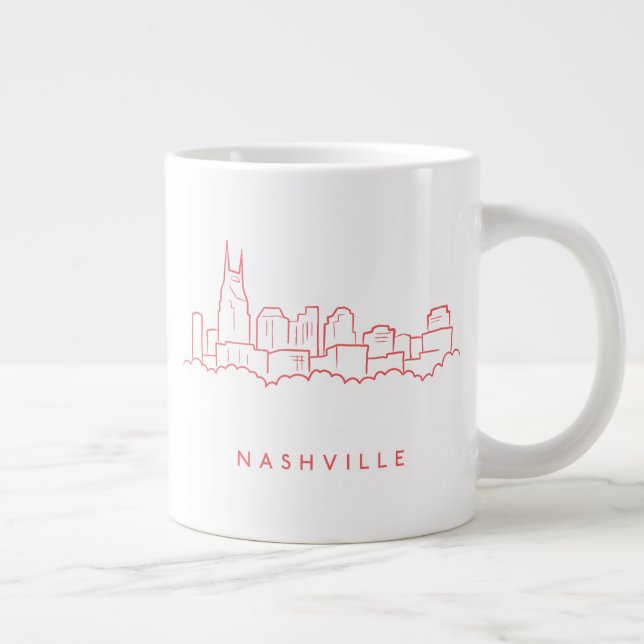 Grande Tasse Nashville Skyline (Droite)