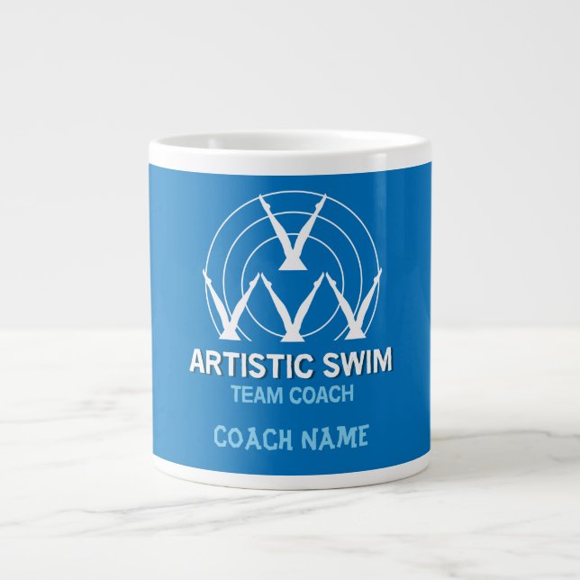Grande Tasse Natation synchronisée artistique (Devant)