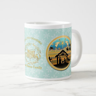 Grande Tasse Nativité de Noël et vous aimer Grand-mère