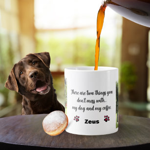 Grande Tasse Ne manquez pas avec mon chien et café animal de co