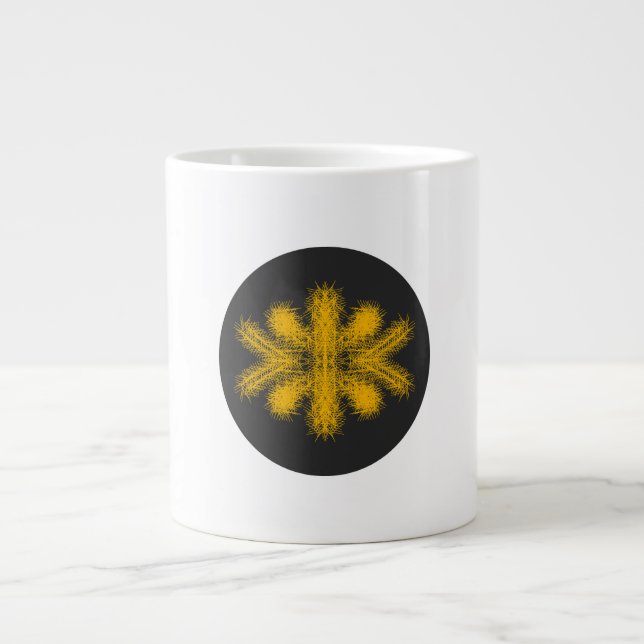 Grande Tasse Ne me touchez pas | Art ASMR silencieux (Devant)