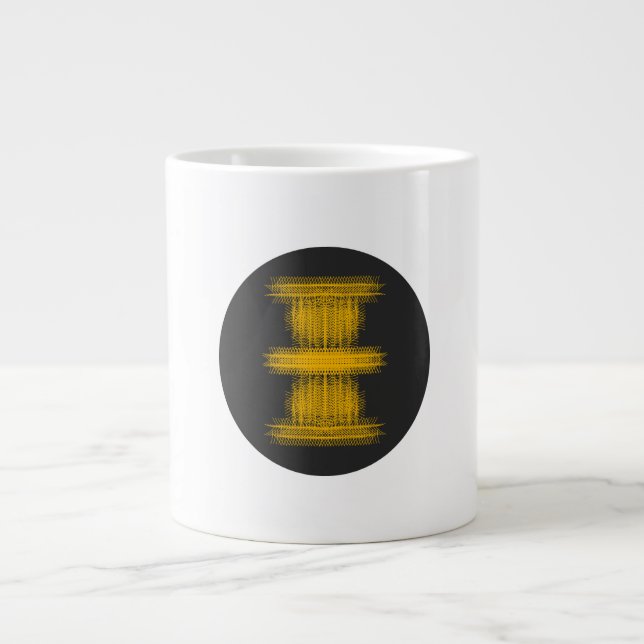 Grande Tasse Ne me touchez pas | Art ASMR silencieux (Devant)