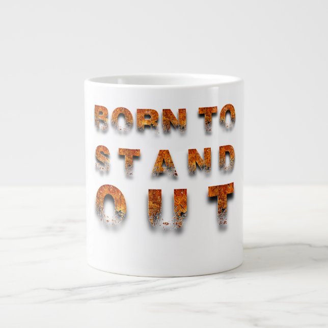 Grande Tasse Né pour se démarquer (Devant)