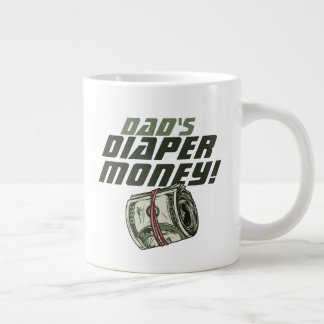 Grande Tasse New Dad Weekend Golfer Dad's Diaper Money Cash