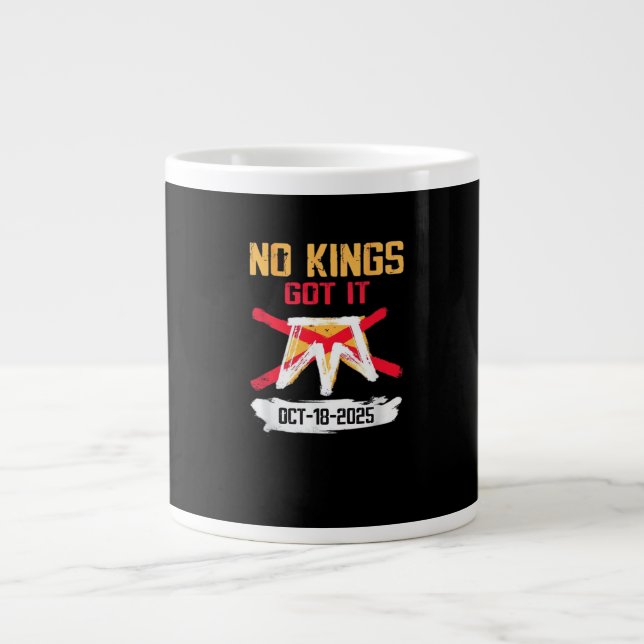 Grande Tasse No King Patriotic Freedom No Kings In America Crea (Devant)
